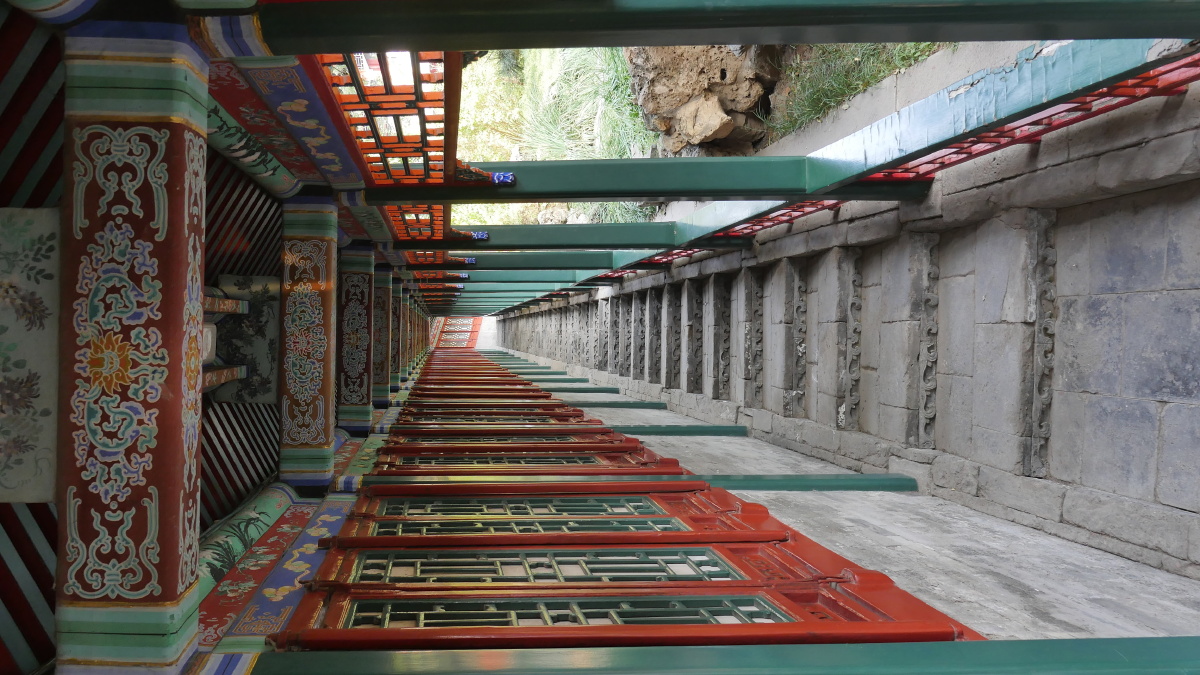 中国古建筑,回廊,长廊 - 北石焦点 - 图虫