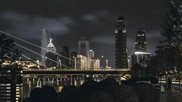 海河夜景
