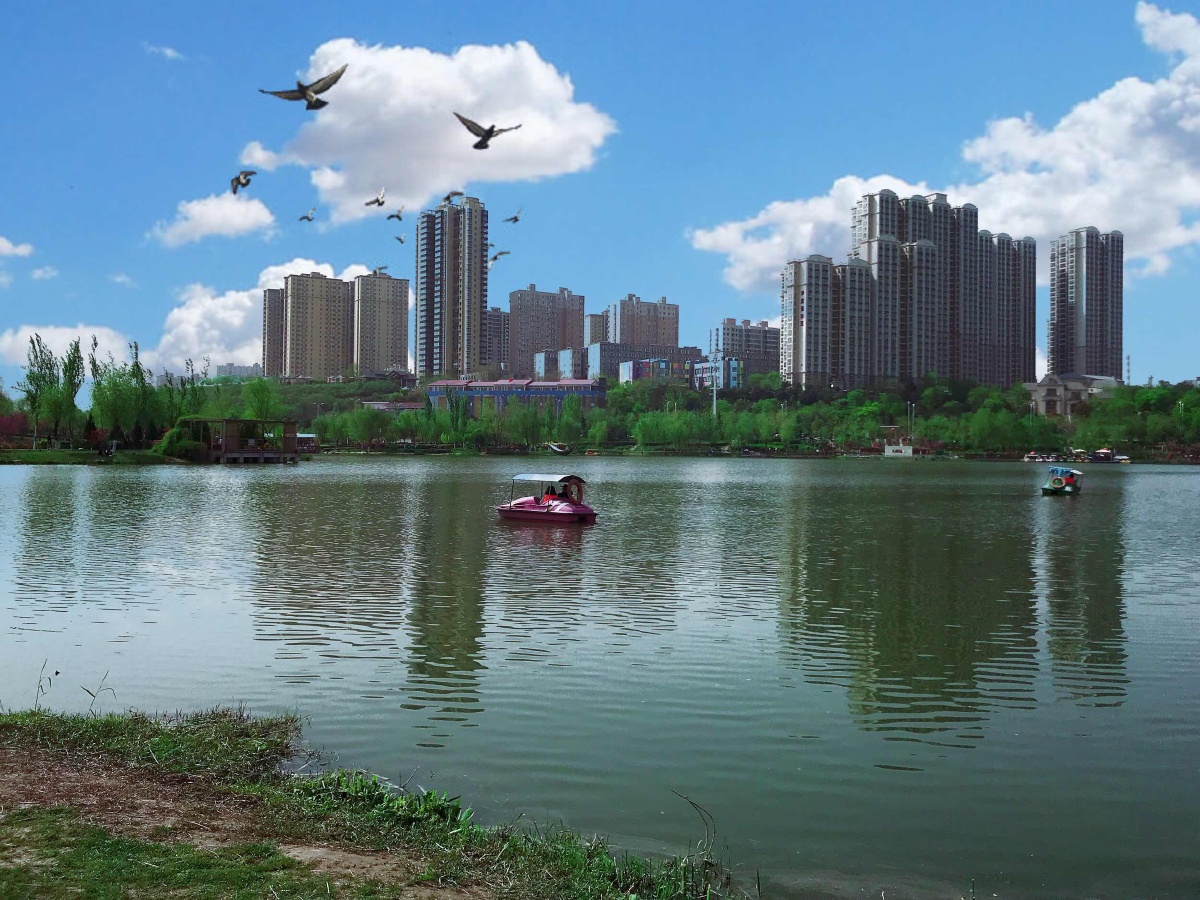 西安浐灞桃花潭公园