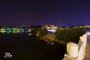 泰州，凤城河夜景