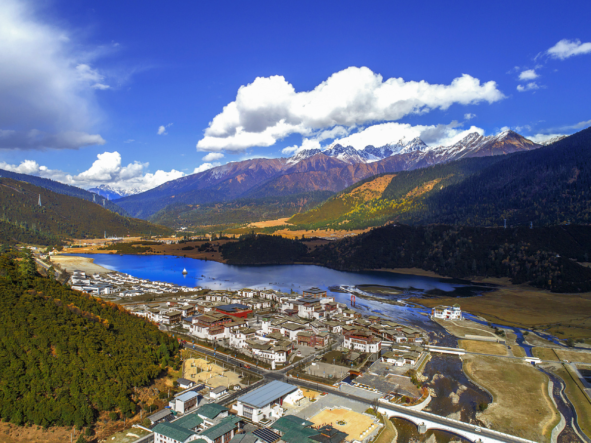 东方瑞士林芝鲁朗小镇