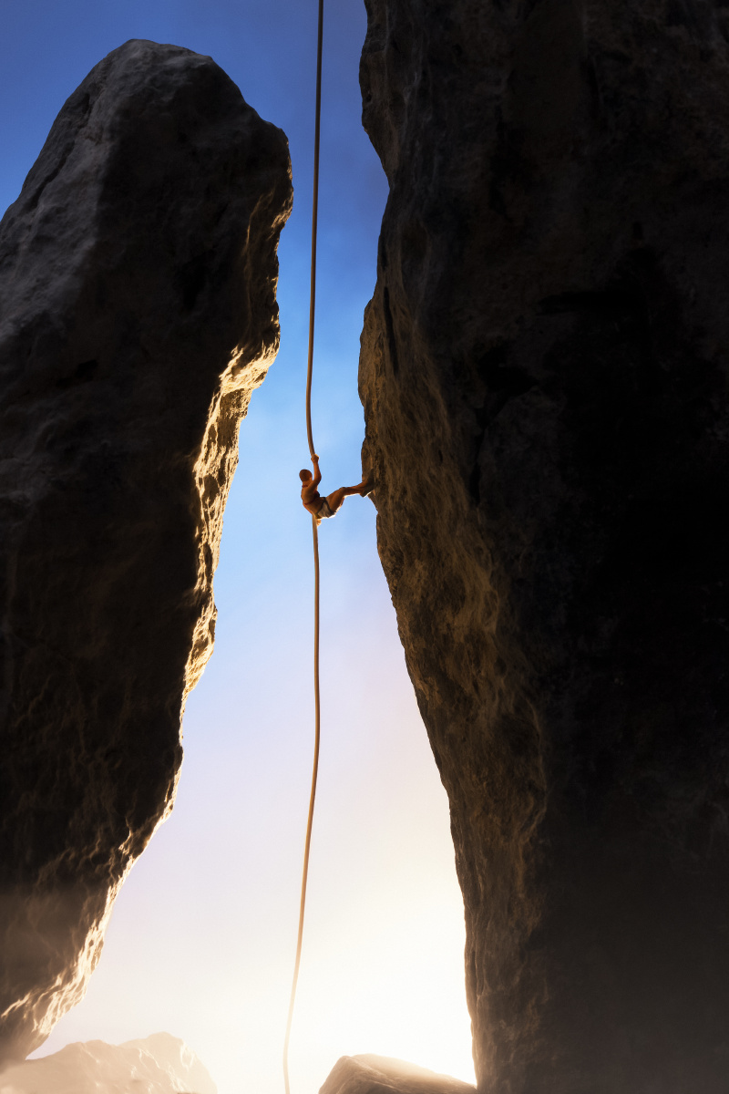 勇敢者的游戏,微缩摄影,非合成.