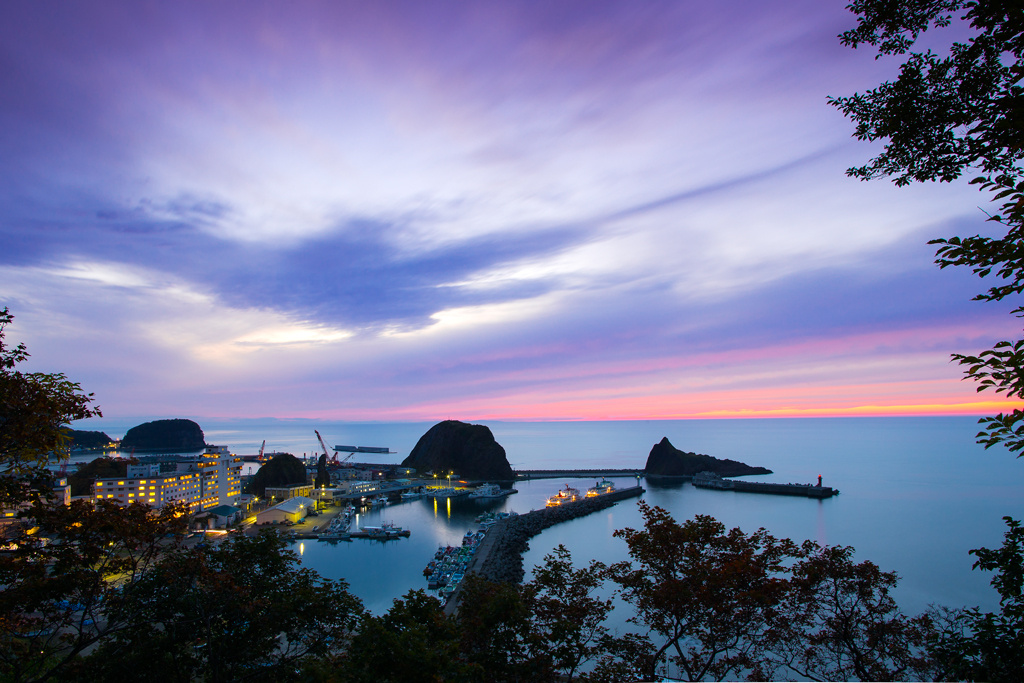 北海道知床夕阳台
