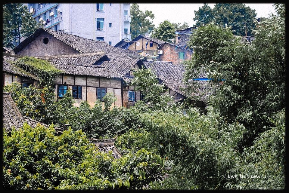 自贡2<br />
由于是去自贡办事 当时走在桥上 顺便拍了两张