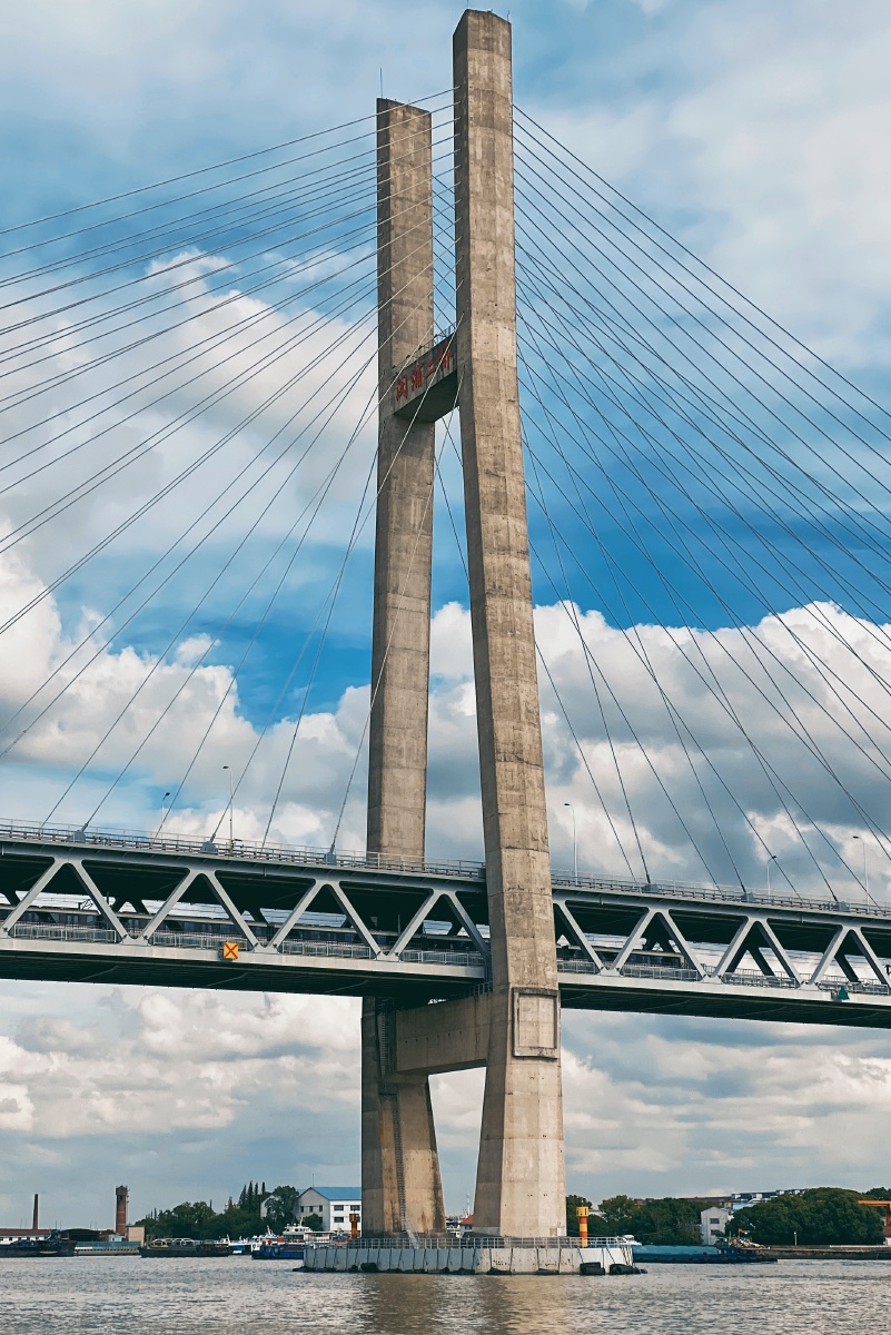 闵浦二桥与过江中的地铁五号线