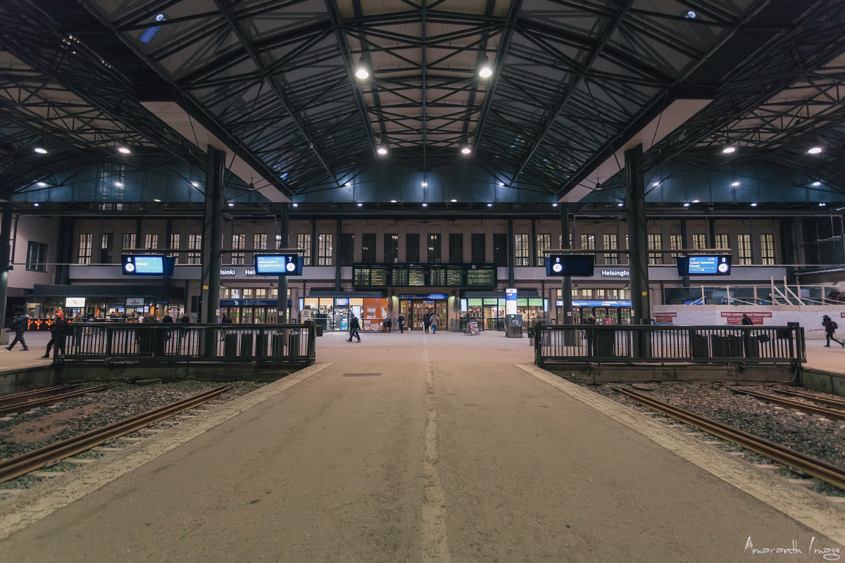 helsinki centre railway station,finalnd 尽头式客运站噢