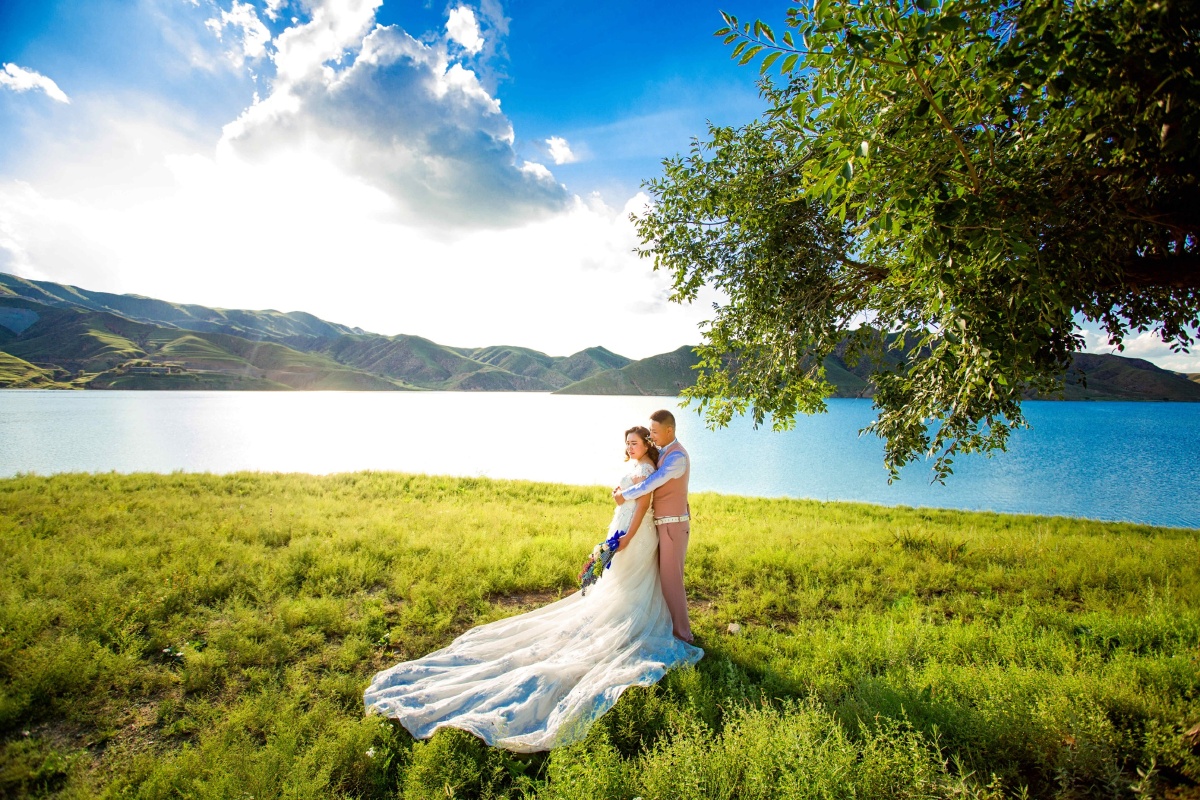 婚纱照 拍摄地 水库