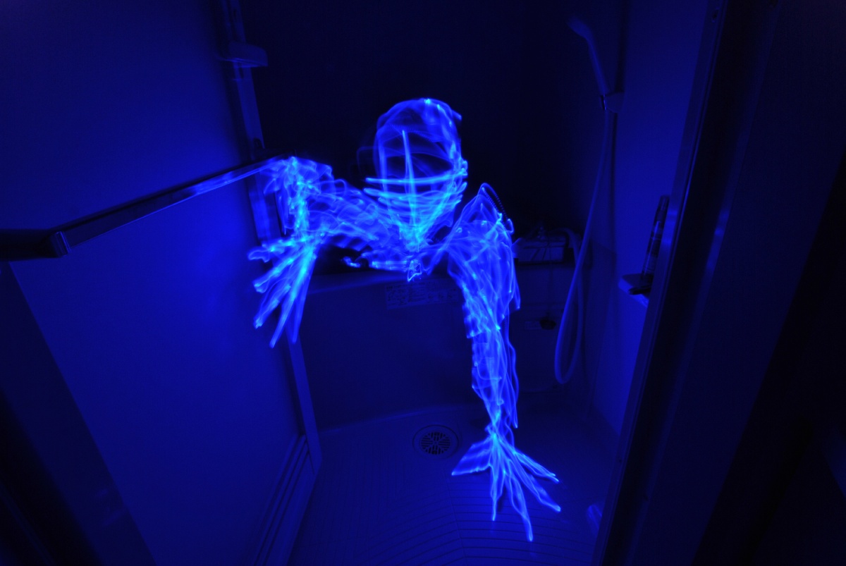 幽灵 br /> 3d效果光绘