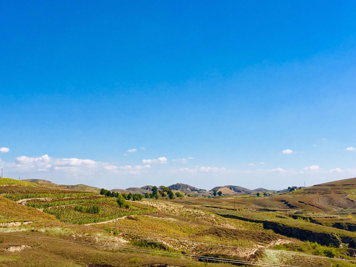 黄土高原上的人家