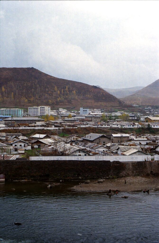 鸭绿江对岸的朝鲜