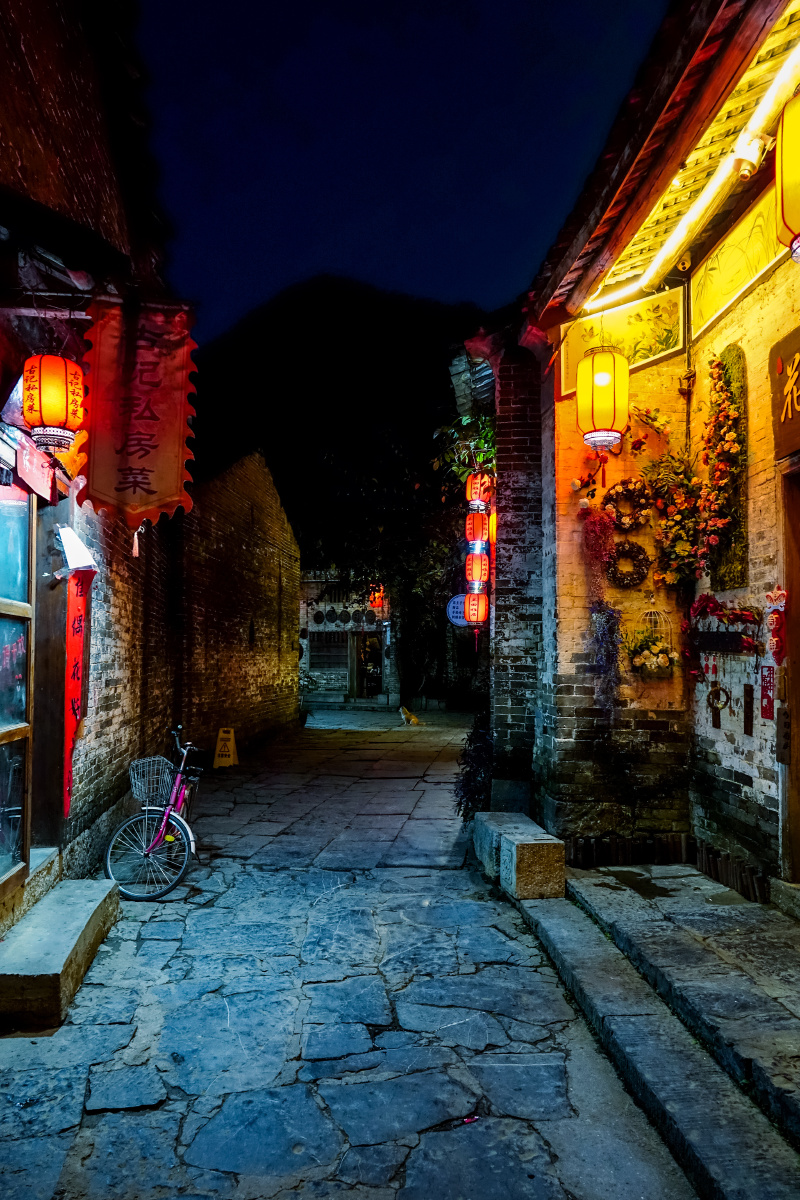 黄姚古镇夜景