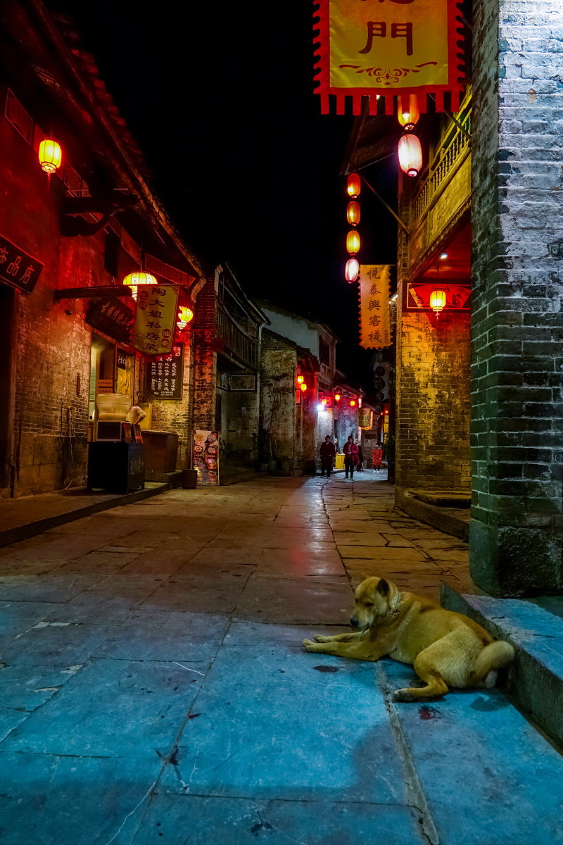 黄姚古镇夜景