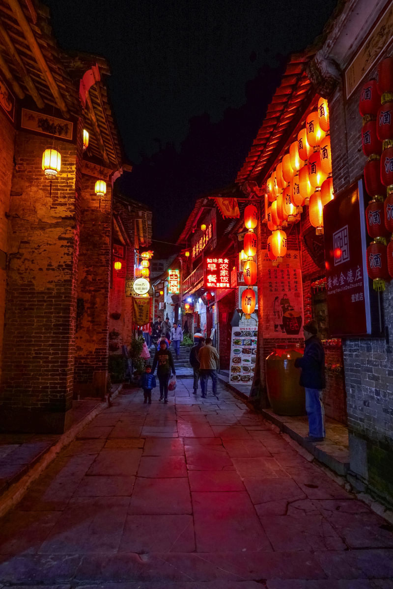 黄姚古镇夜景