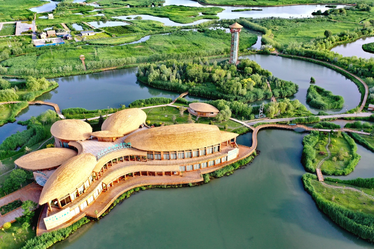 张掖国家湿地公园景色宜人