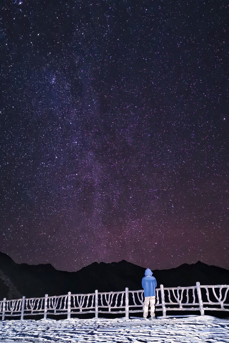 达瓦更扎的星空