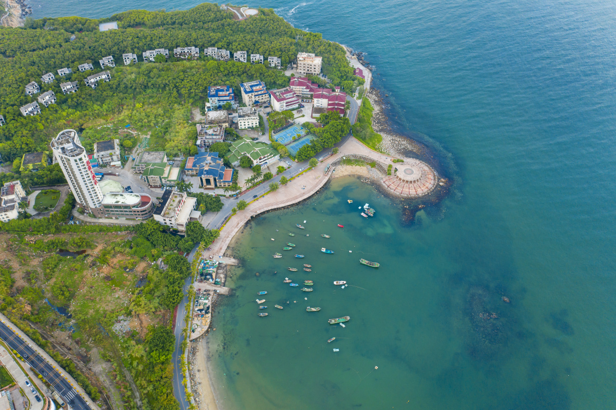 海陵岛大角湾全景