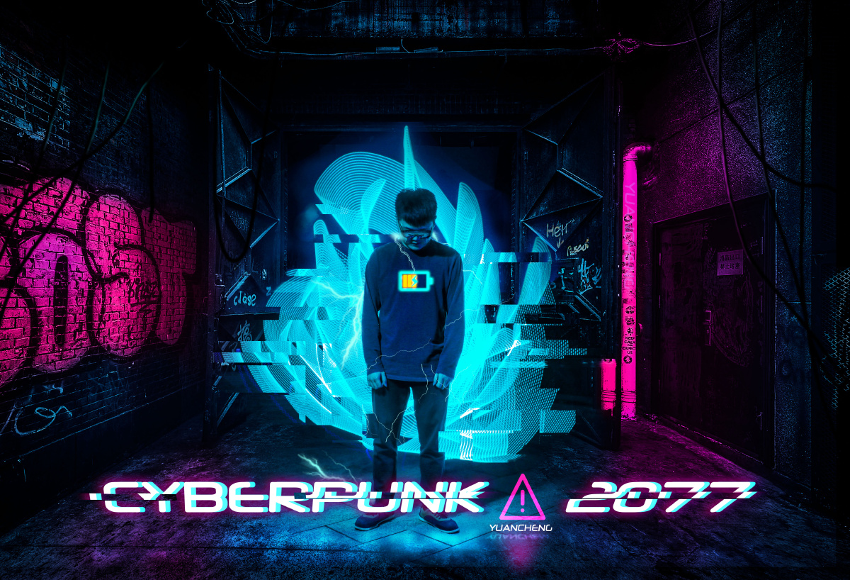 常试p的赛博朋克风的照片,技术有限?