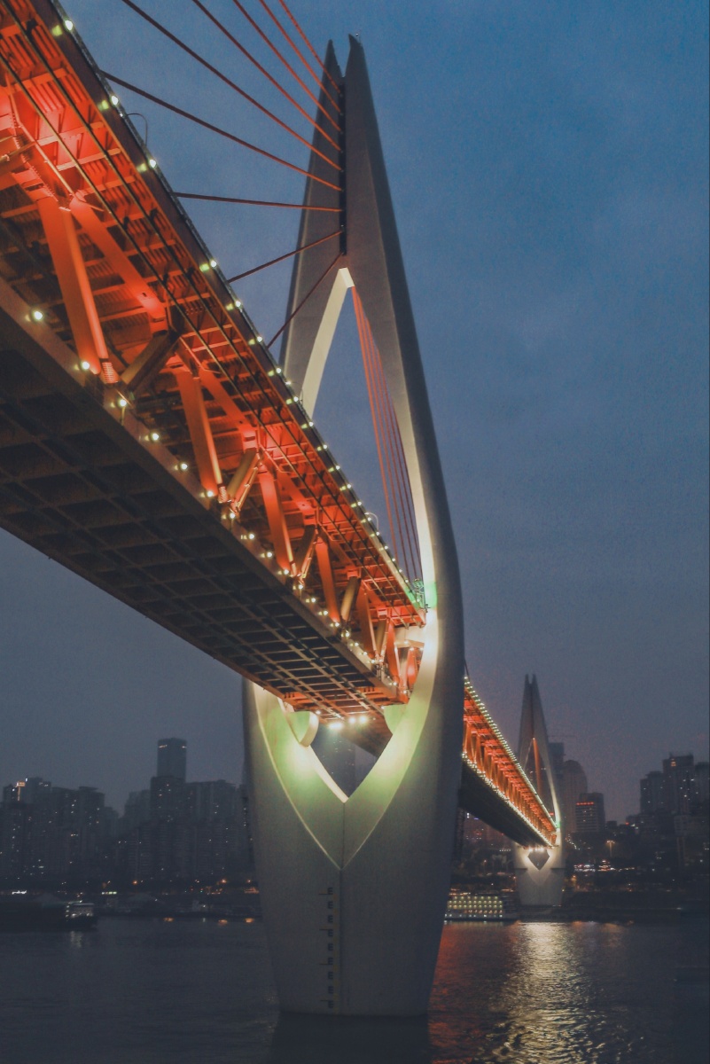 东水门长江大桥摄于重庆南岸南滨路