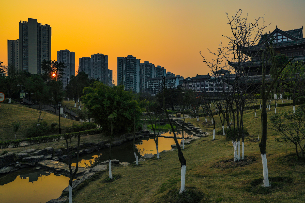《城市公园》 摄于重庆市合川区文峰公园