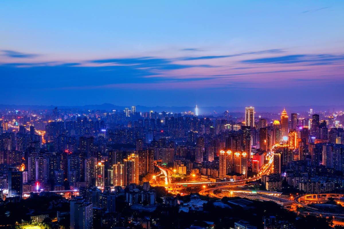 《万家灯火》 摄于重庆市南山壹华里夜景公园