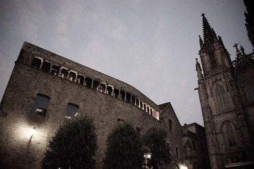 Cathedral and musuem in barri gotic