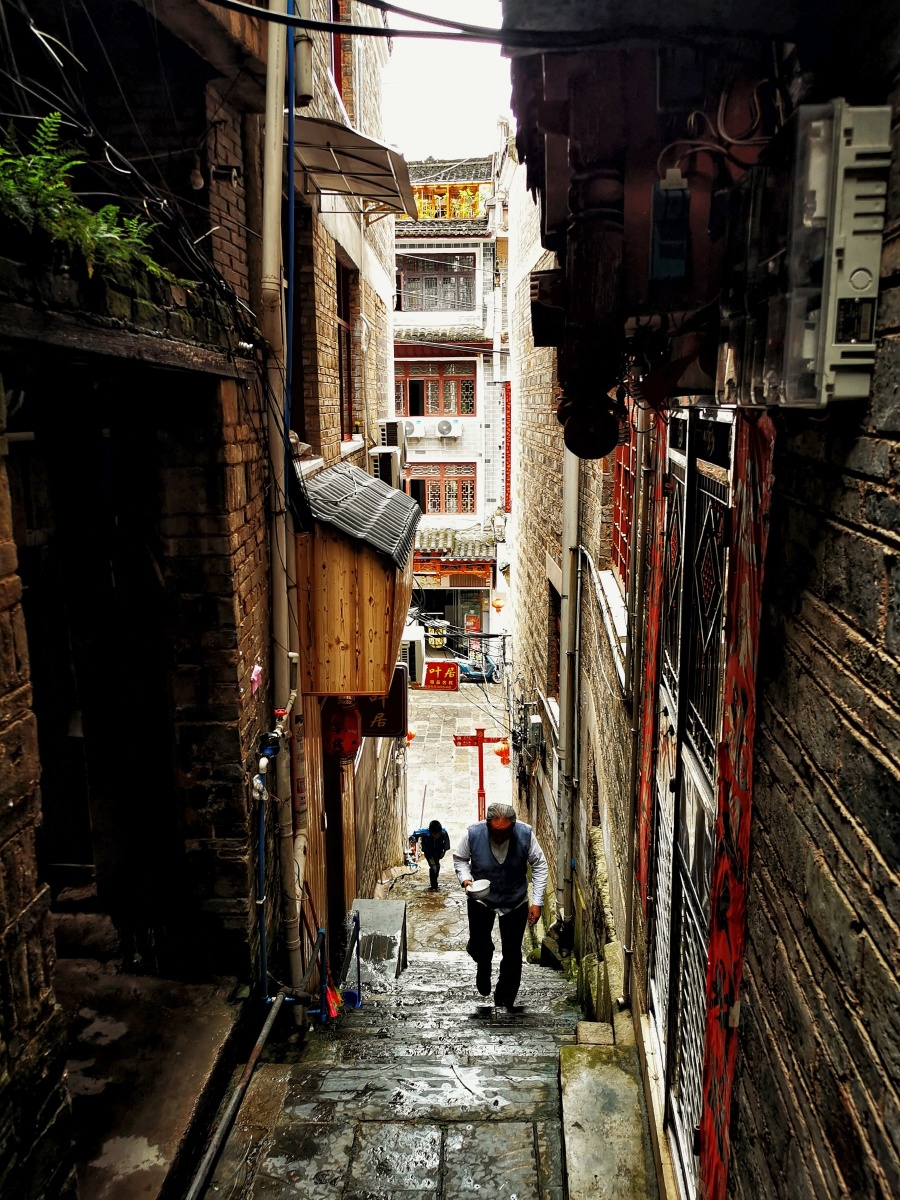 镇远古镇的深巷