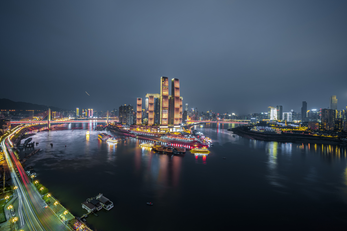 重庆夜景两江游