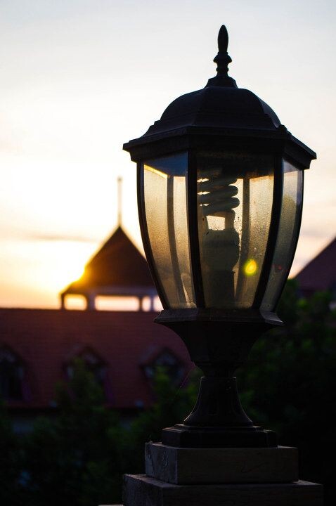 北戴河的夕阳<br />
