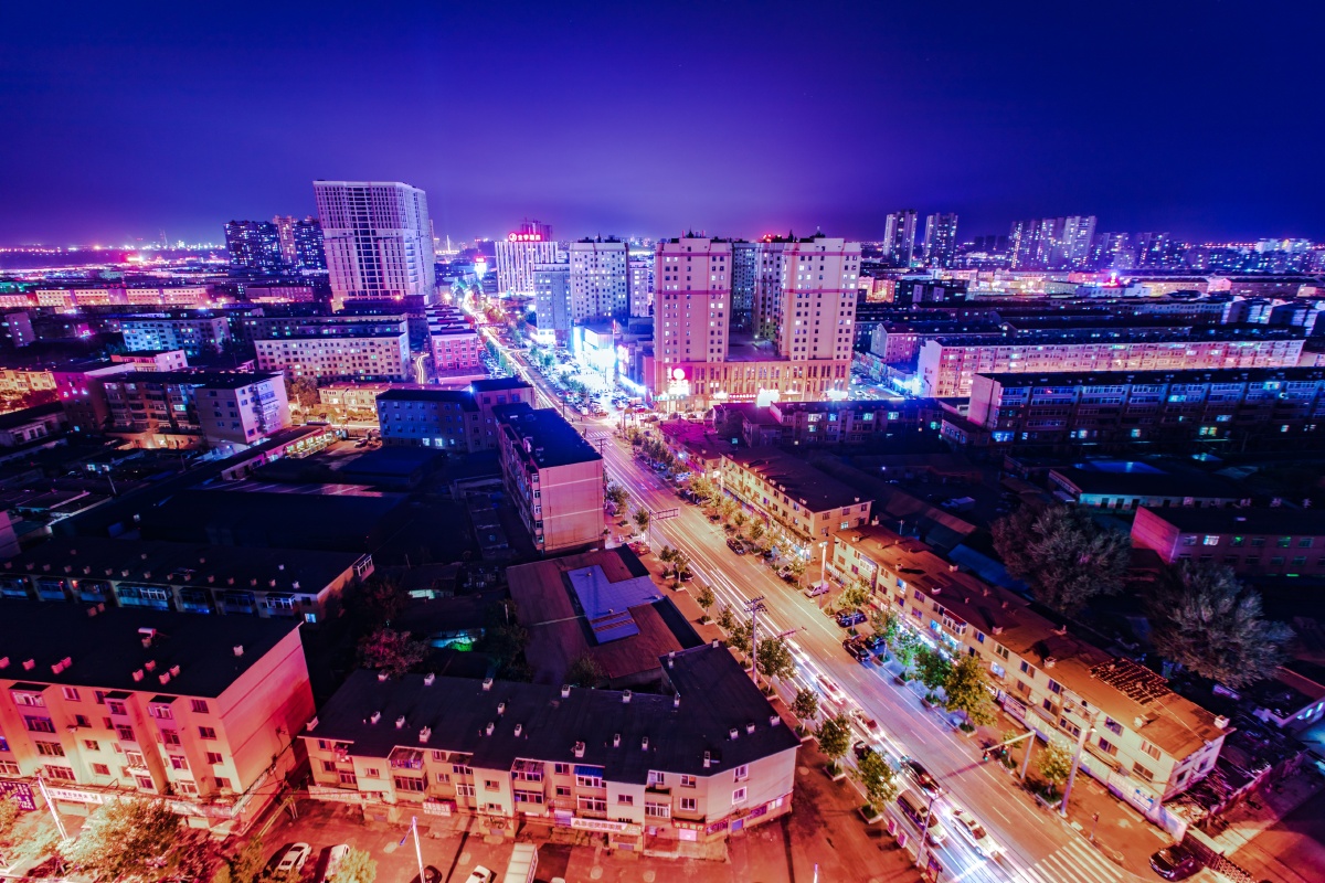 盘锦夜景