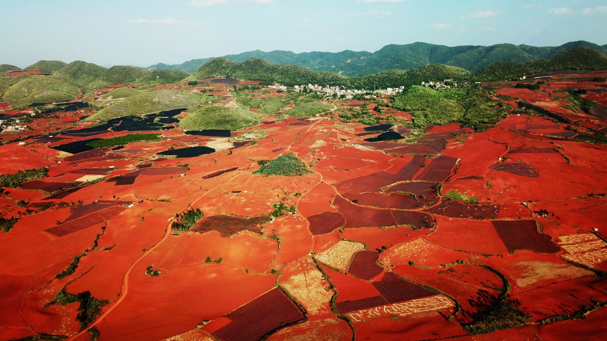 红土地大自然的调色板