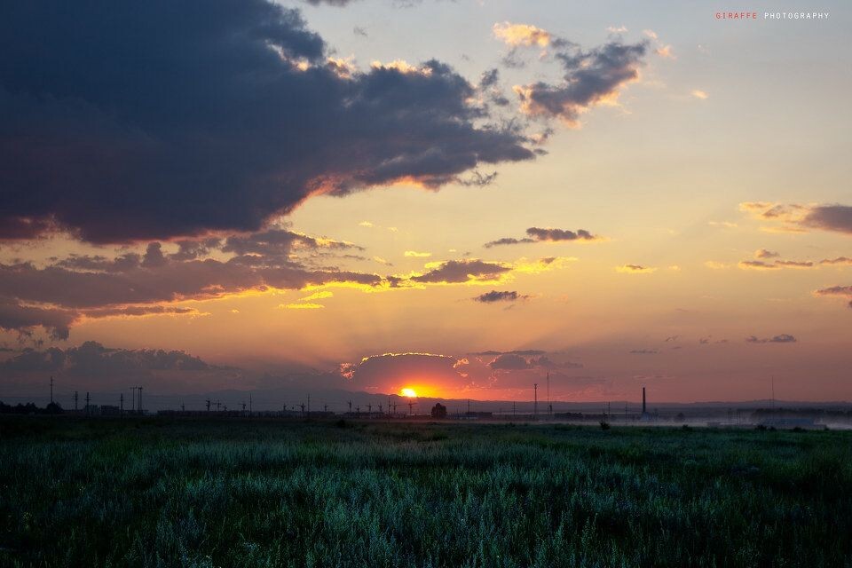 夕阳<br />
