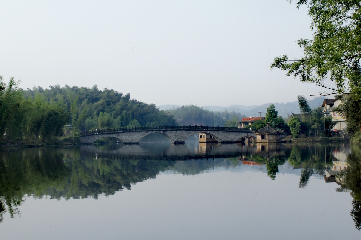 蜀南竹海 七彩湖