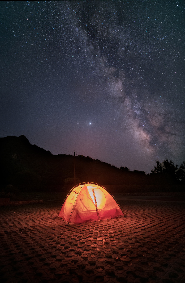 秦岭分水岭银河