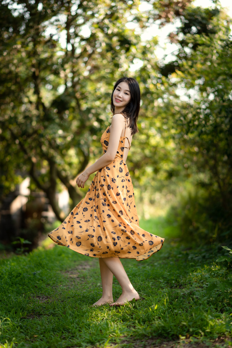 一组郊外人像