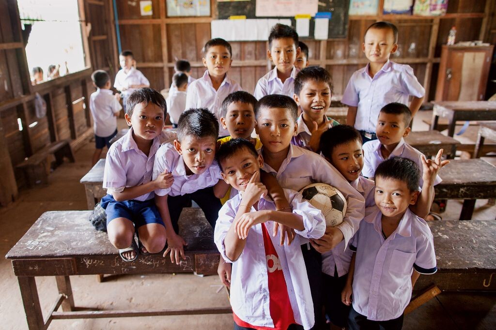 老挝小学生
