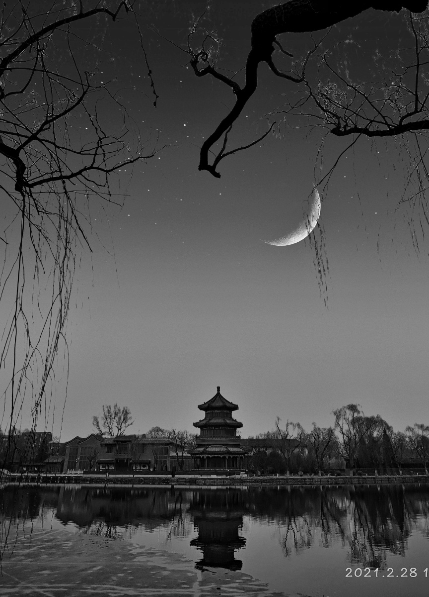 杨柳岸,晓风残月