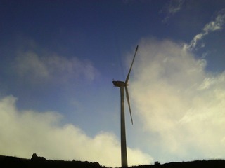 windmill on the top of the mountain