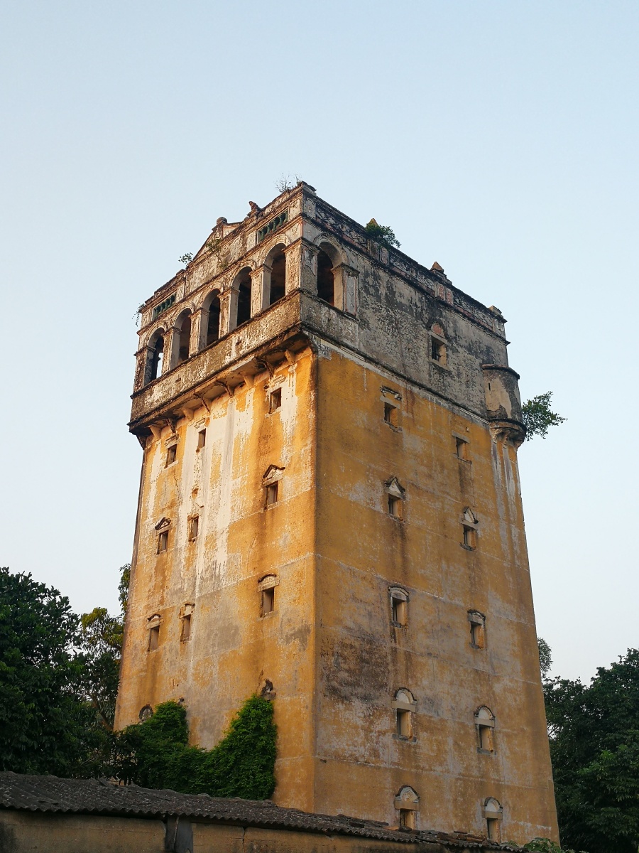 世界文化遗产碉楼影集广东开平赤坎三圭里升平楼