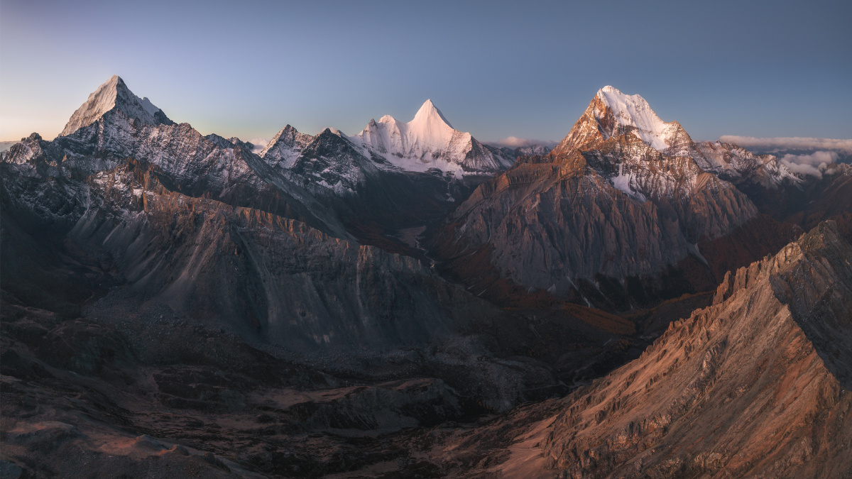 稻城亚丁三神山同框. - 蔬菜的糖果会 - 图虫