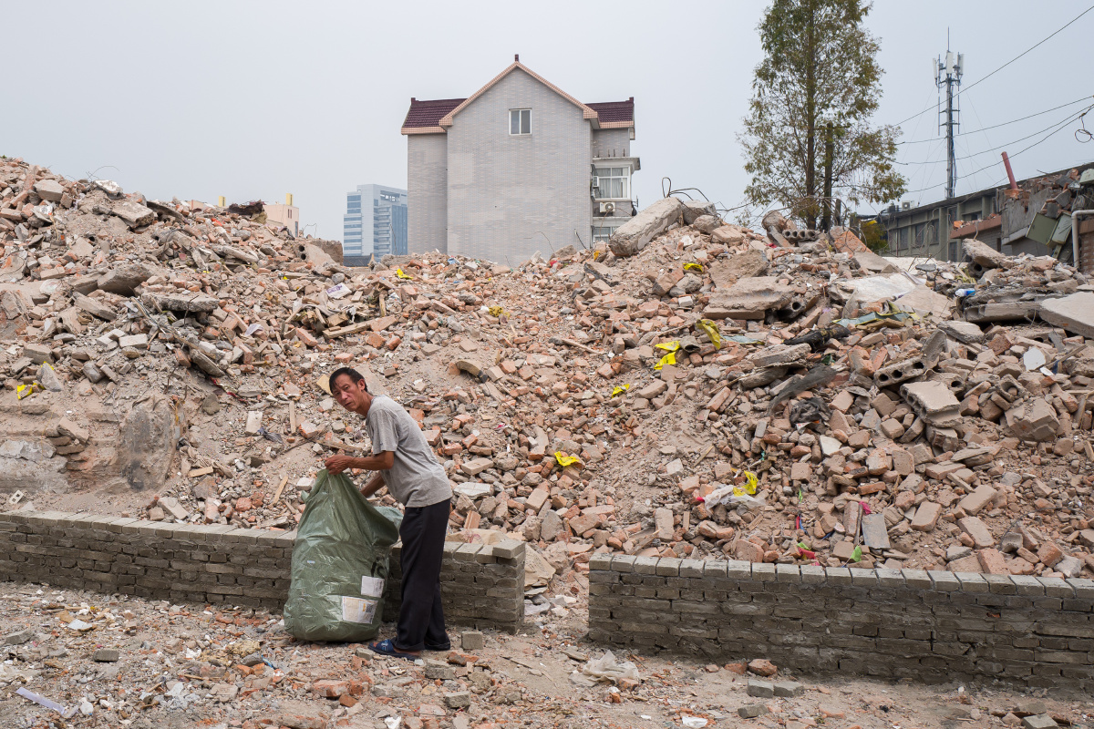 杨家墩杭州滨江高教园垃圾街