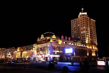 满洲里夜色