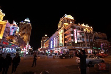 满洲里夜色