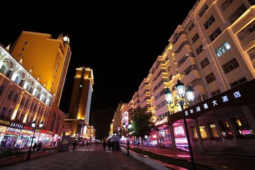 满洲里夜色