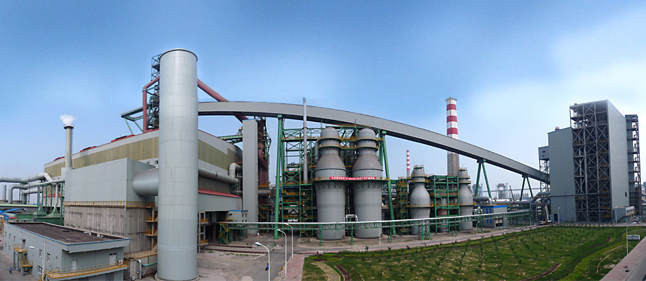 屹立 br /> 唐山钢铁城