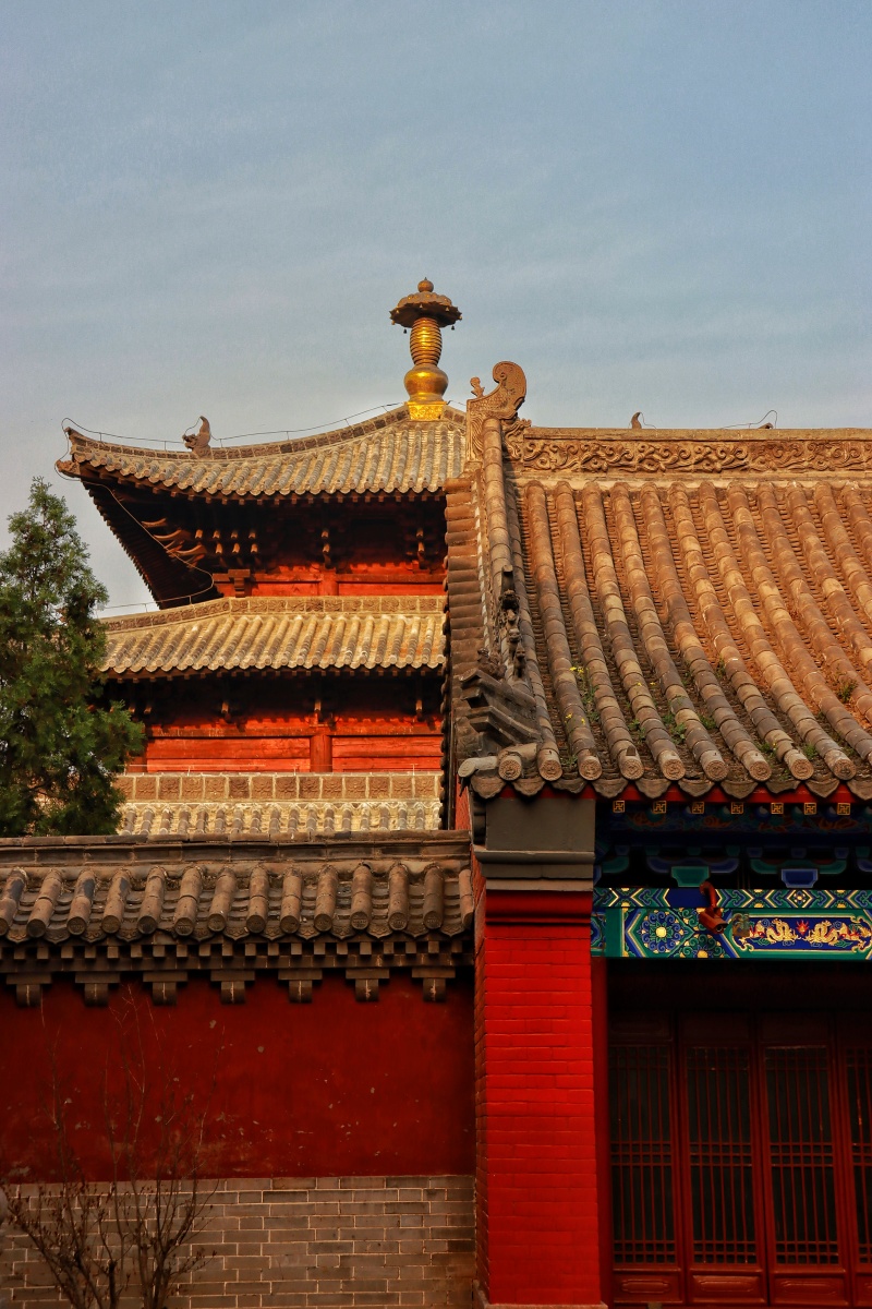 古建一角少林寺