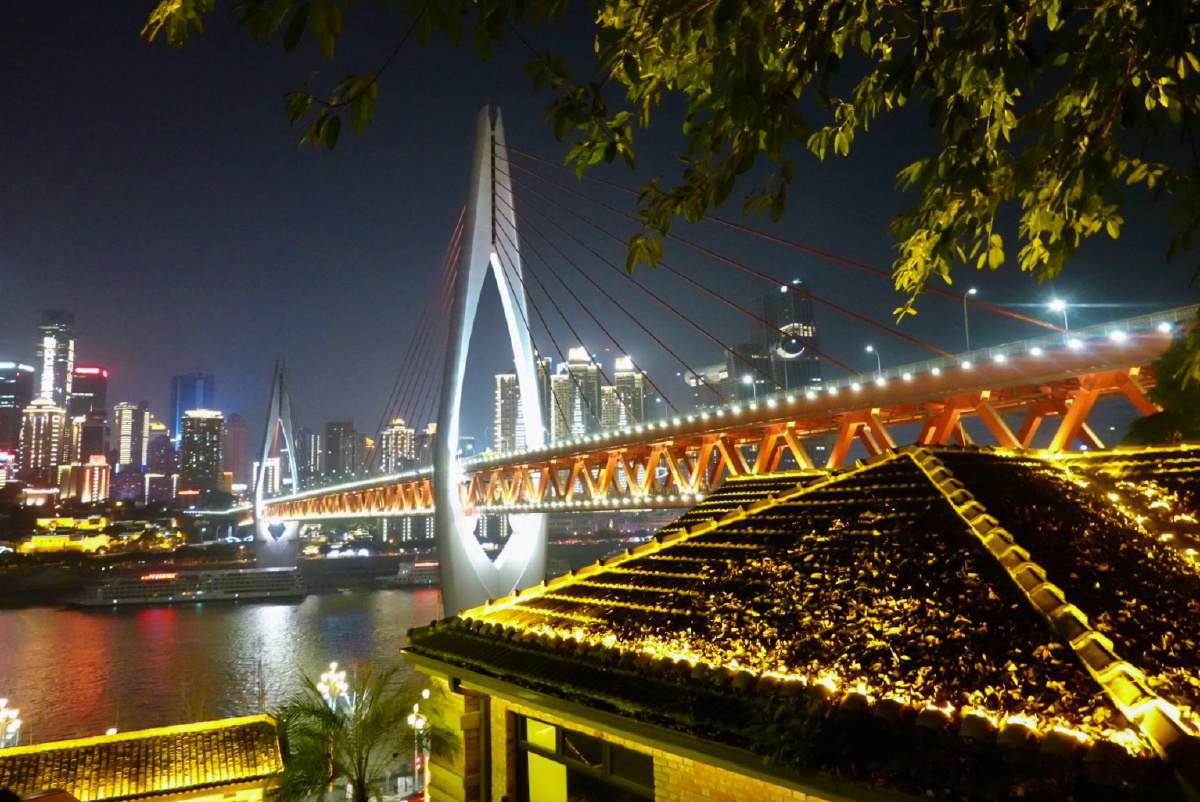 重庆龙门浩老街观景台
