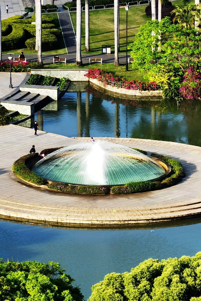 福州温泉公园远眺