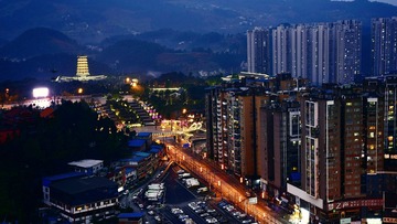 揽胜楼夜色