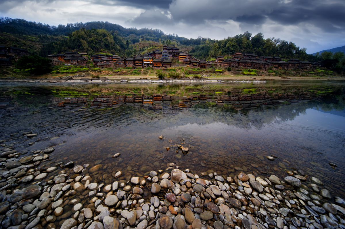 黔东南都柳江速写