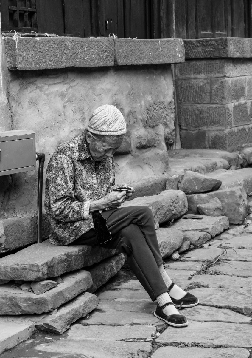 拍摄于云南黑井古镇,此时的古镇褪去了历史的喧嚣,显